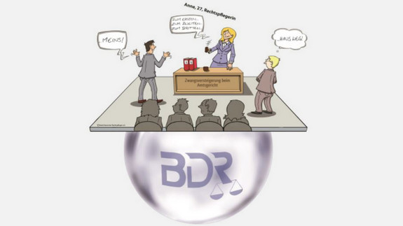 Flyer des BDR